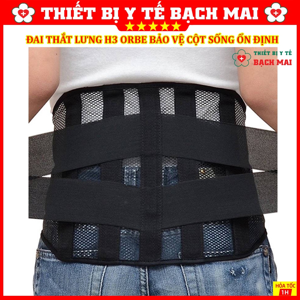 ĐAI THẮT LƯNG ORBE H3 CỐ ĐỊNH BẢO VỆ CỘT SỐNG
