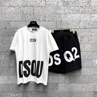 Bộ Cộc Tay Nam Nữ DSQ2 Mùa Hè, Bộ Quần Áo Mùa Hè Siêu Hot 2024