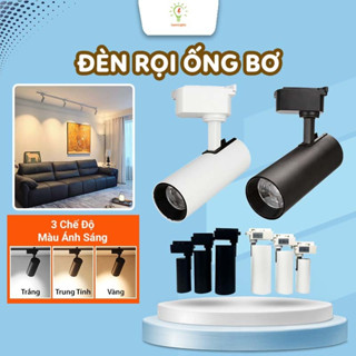 Đèn Rọi Ray 12w - 20w - 30w, Đèn Rọi Ống Bơ 3 Màu Ánh Sáng Trang Trí Cửa Hàng Thời Trang Soi Tranh