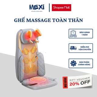  Ghế massage toàn thân MEXI đa năng masage cổ vai gáy lưng tiện lợi có thể lắp trên ghế ô tô 