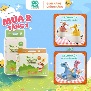 (2A) [TẶNG CHÒI CÚN/NGỰA BẬP BÊNH]COMBO 2 BỊCH Tã/bỉm quần/dán AMOR NATURAL Việt mỏng thoáng đủ size NB/S/M/L/XL/2XL/3XL