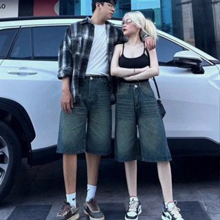 QUẦN SỌT SHORT JEAN NAM NỮ CHẤT BÒ LỬNG ỐNG RỘNG DÀI 70CM PHONG CÁCH CAO CẤP MỚI - DUBATI FASHION