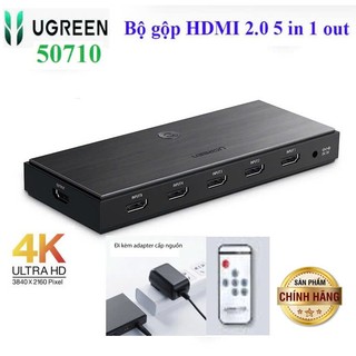 Bộ gộp tín hiệu hdmi 5 vào 1 ra ugreen 50710 cm189 veggieg v-hd05