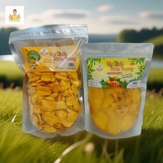  Hi Mon - Combo 1 XOÀI SẤY DẺO 500GR + 1 MÍT THÁI SẤY GIÒN 500GR + TẶNG 1 BỊCH BÁNH TRÁNG NGẪU NHIÊN 