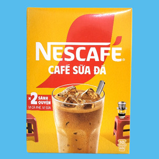   HSD 28 12 2025  HỘP VÀNG + NESCAFE 240g   10 gói + CÀ PHÊ SỮA ĐÁ HÒA TAN X 2 SÁNH QUYỆN   Milk Ice Coffee 