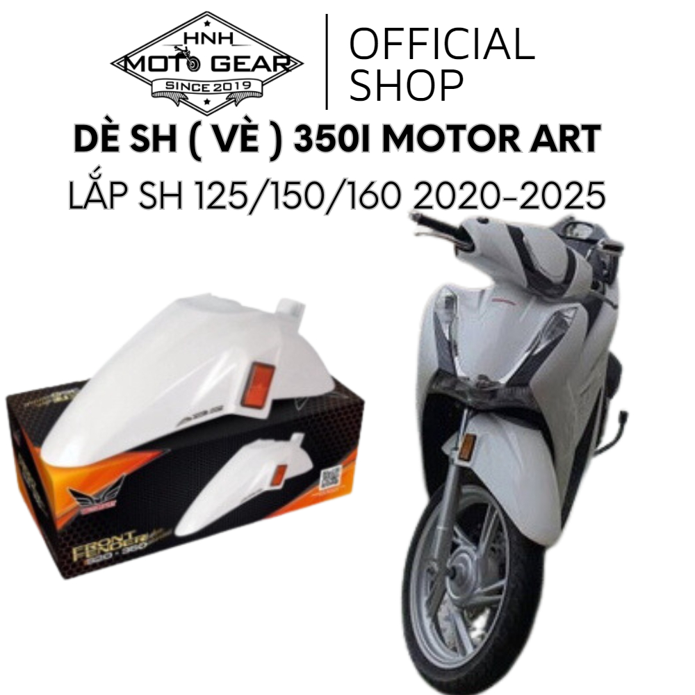 Dè (Vè) Trước Honda SH 125/160i 2020 Tới 2025 Kiểu SH 350i Motor Art Chính Hãng