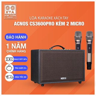 Loa Karaoke Xách Tay Acnos CS3600Pro Và Acnos CS3600 Gen 2  1000W Tặng kèm 2 Mic Hàng Chính Hãng