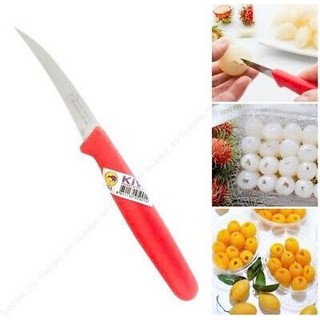 Sale giá sỉ hành kiwi chính hãng dao cắt tỉa rau củ quả kiwi thái lan cao cấp sắc bén lưỡi cong đôi đỏ