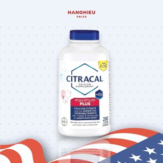 Viên uống bổ sung Canxi Citracal Maximum Calcium Citrate +D3 280 viên