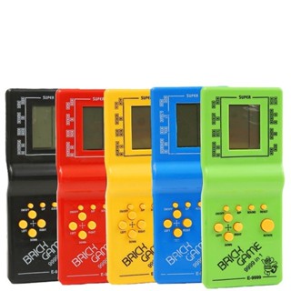 [TẶNG KÈM PIN] Đồ Chơi Cầm Tay Máy chơi game xếp gạch cầm tay hình xe Robocar Poli cổ điển