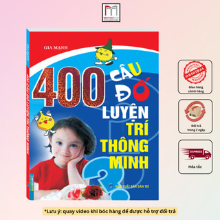 Sách - 400 câu đố luyện trí thông minh