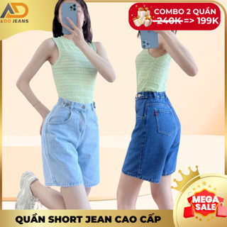 Quần lửng ngố jean nữ lưng sau chun đai chỉnh eo SK1113