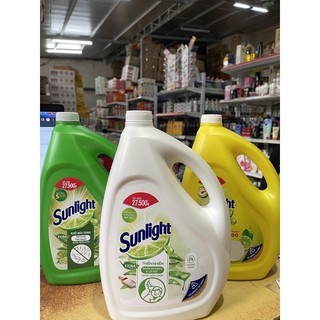 Nước rửa chén Sunlight 3,6kg/Can Hương chanh trà xanh hương tự nhiên an toàn cho mọi loại da tay