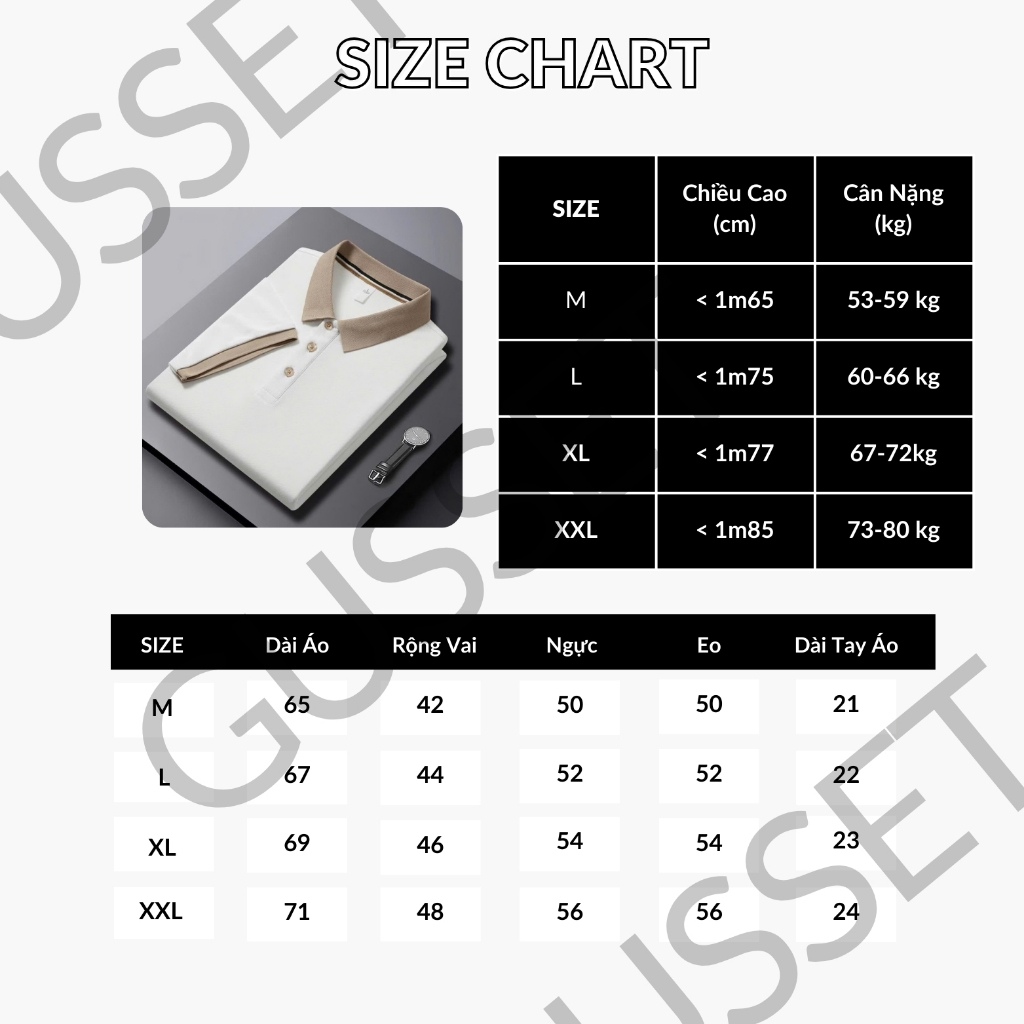 Áo polo kiểu dáng unisex chất vải poly cá sấu mềm mại cao cấp GSPL002 | BigBuy360 - bigbuy360.vn