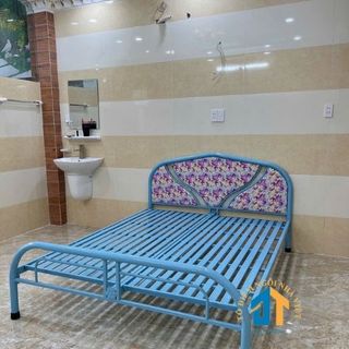Giường sắt đôi 2 người nằm 1m6x2m