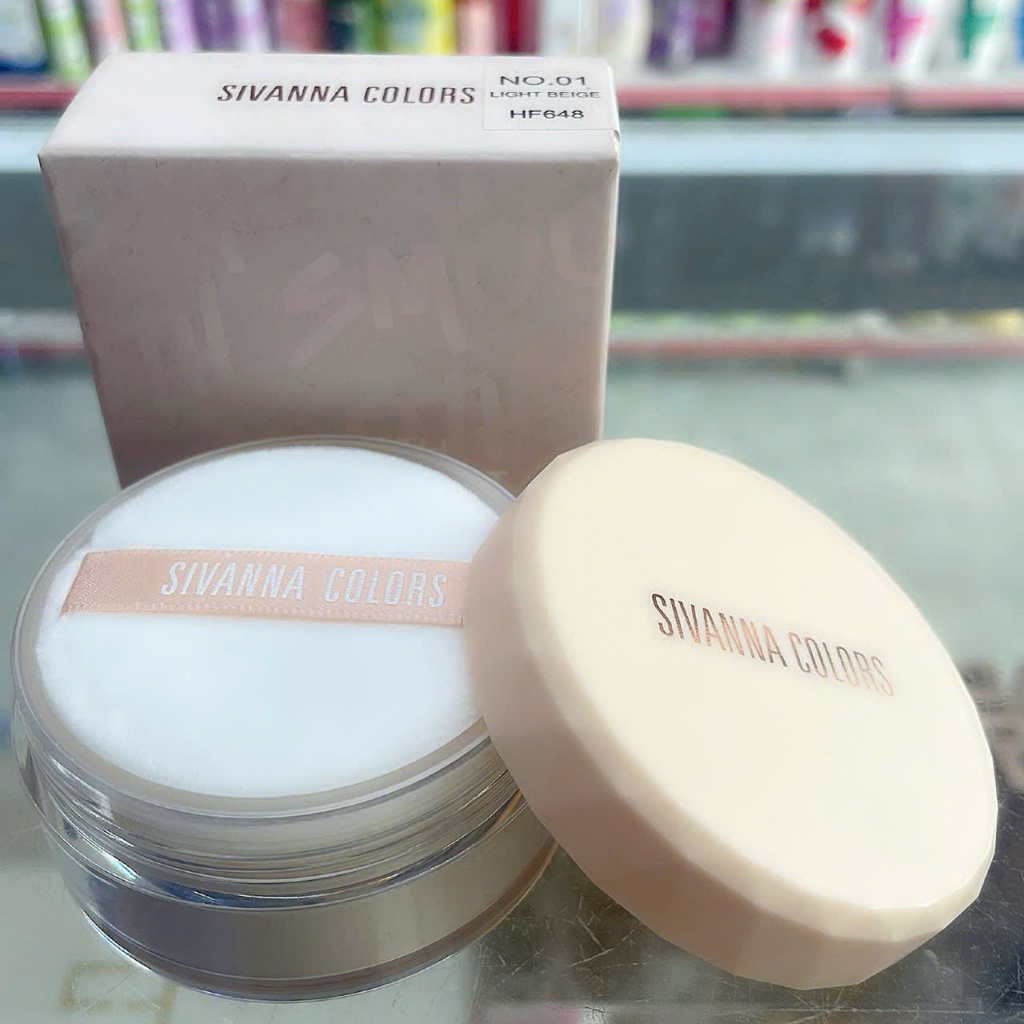Phấn Phủ Sivanna Dạng Bột Kiềm Dầu Sivanna Colorsr HF648