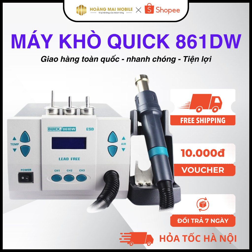 Máy khò cầm tay QUICK 861DW 1000W