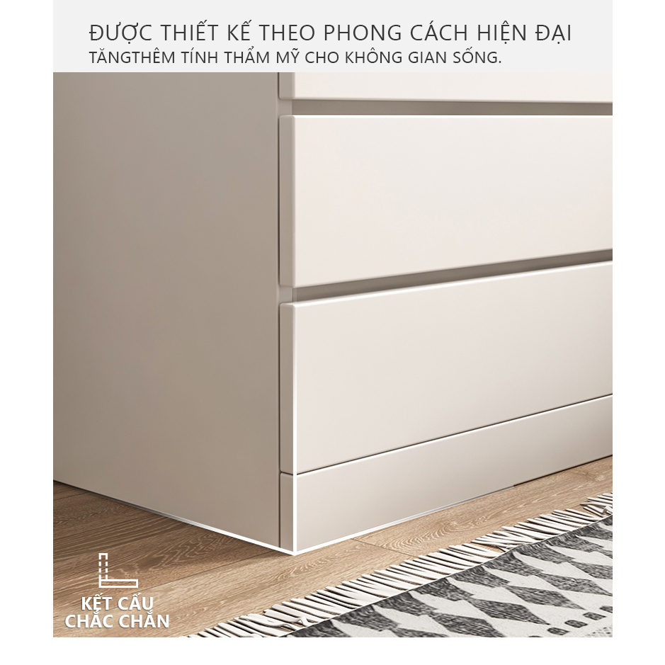 HUHU Tủ ngăn kéo gỗ cao cấp cho phòng ngủ và phòng khách, đa năng, tiện lợi, lưu trữ nhiều | BigBuy360 - bigbuy360.vn