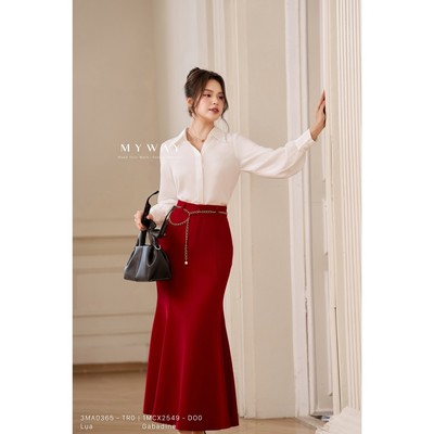 Chân Váy Đuôi Cá Công Sở Nữ MY WAY Eo Cạp Cao Thanh Lịch 1MCX2549