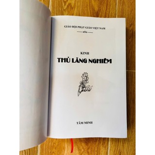 Sách - Kinh Thủ Lăng Nghiêm ( tặng kèm bao sách - Kinh tụng - QB)