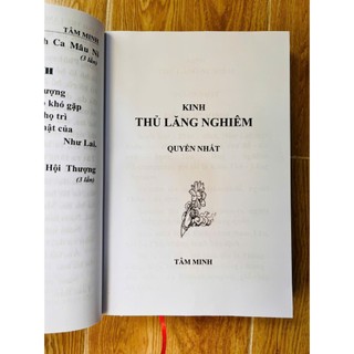 Sách - Kinh Thủ Lăng Nghiêm ( tặng kèm bao sách - Kinh tụng - QB)