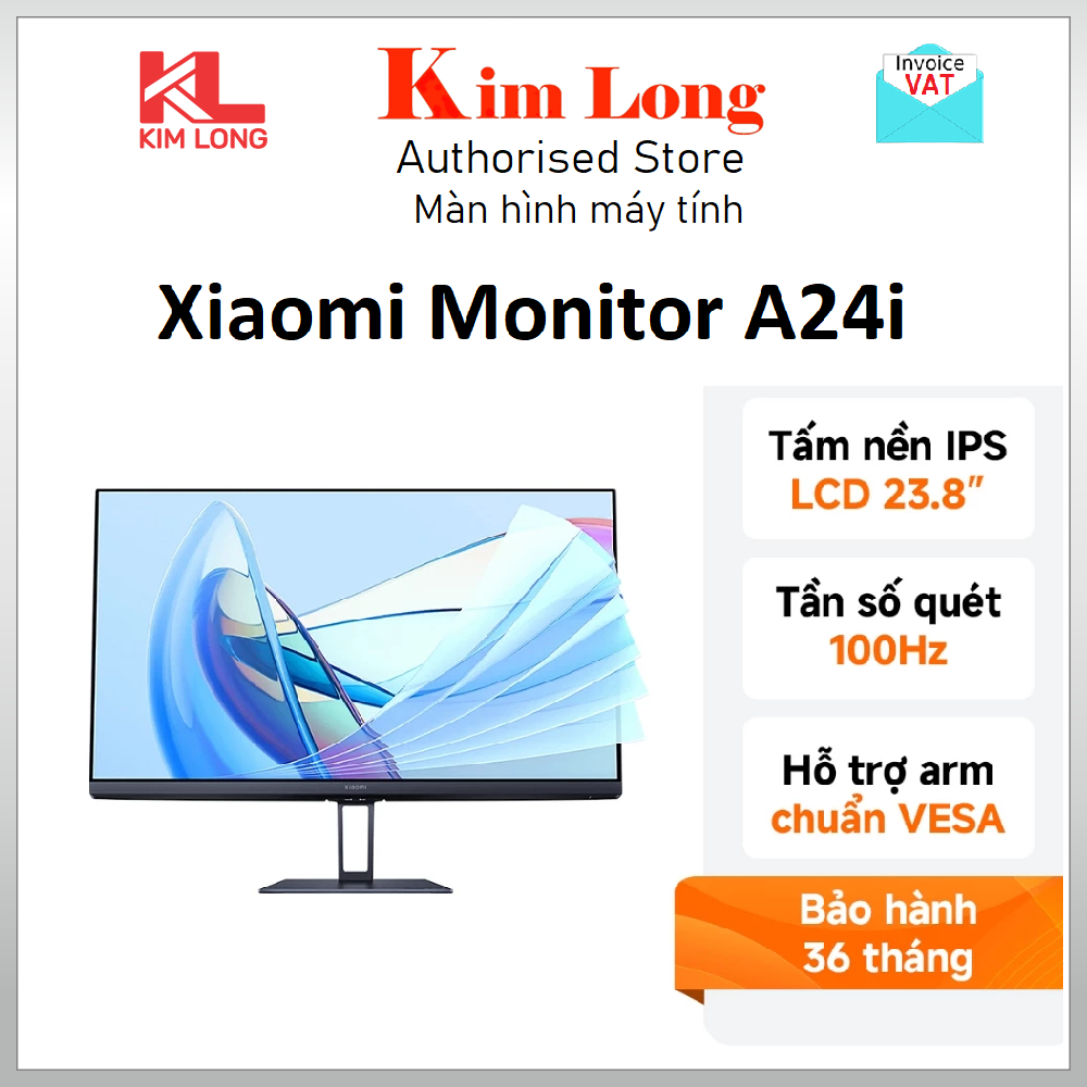 Màn hình máy tính Xiaomi A24i 23.8 inch FHD/IPS/6ms/HDMI - Hàng chính hãng