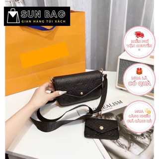  Túi xách nữ đeo chéo đeo vai túi cnk đi chơi đi học da đẹp thời trang cao cấp size 20cm SB183 