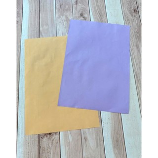 Giấy photo màu Tím hoặc màu Cam khổ A4 : giá cho 1 ram giấy mỏng 70gsm