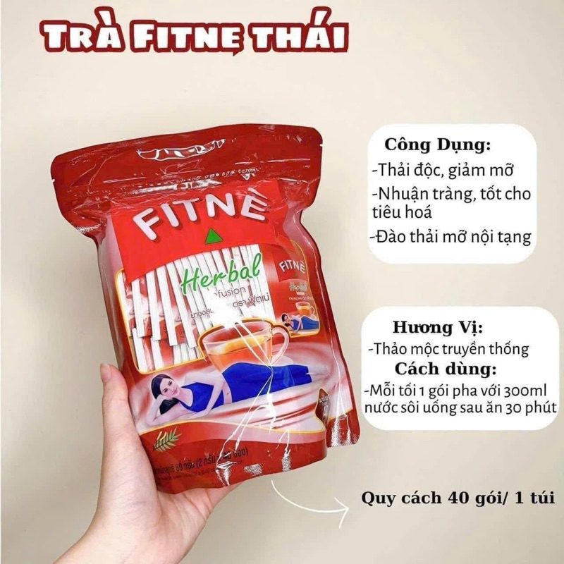TRÀ FITNE Giảm Cân thải mỡ thừa thái lan