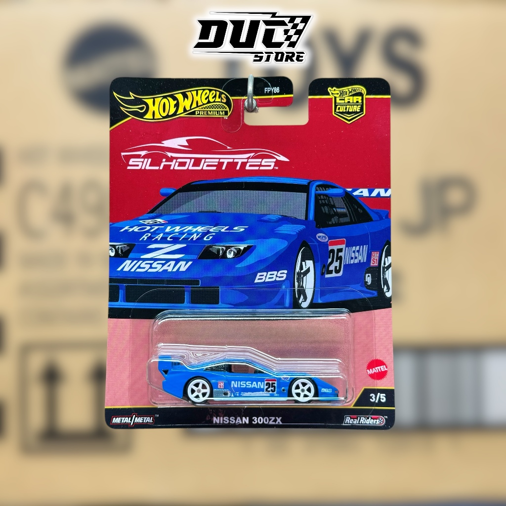Ducstore Xe mô hình JBK61 Hot Wheels Premium Nissan 300ZX - Car Culture Silhouettes