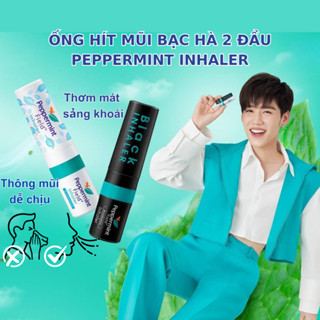  Ống hít mũi Thái Lan hương bạc hà Peppermint inhalor Dầu hít mũi 2 đầu Khải Khải Shop 