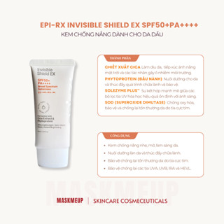 [TEM PHỤ] Kem Chống Nắng Epi-Rx Invisible Shield EX SPF 50+ PA++++ cho da dầu