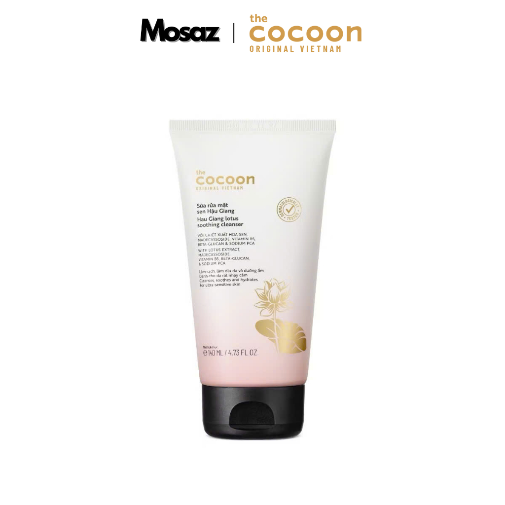 Sữa rửa mặt sen Hậu Giang Cocoon 140ml