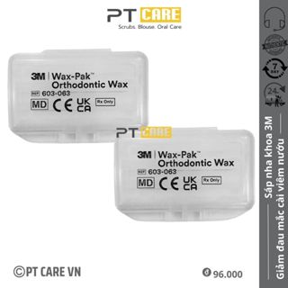  PT CARE VN | 02 Hộp Sáp Nha Khoa 3M Unitek Mỹ Cho Người Niềng Răng Chỉnh Nha Hạn Dùng 01 2026 
