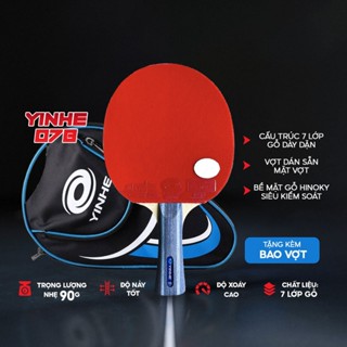 Vợt Bóng Bàn Carbon Đã Dán Mặt Vợt Yinhe 07B - Tặng Túi Vợt Cao Cấp - Sử Dụng Mặt Vợt Cao Cấp, Xoáy & Nảy Cực Tốt