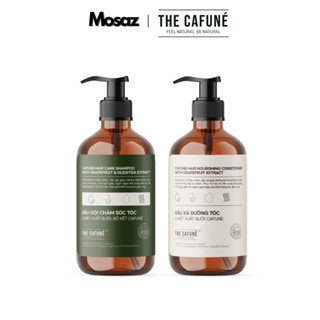 Combo dầu gội bưởi, bồ kết, dầu xả Cafuné 450ml giúp tóc chắc khỏe, giảm gãy rụng và làm mềm tóc