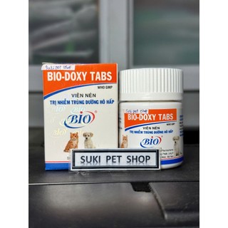 BIO-DOXY TABS -[ BÁN LẺ ]- HỖ TRỢ SỨC KHỎE HÔ HẤP CHO CHÓ MÈO, GIA SÚC - CHÍNH HÃNG BIO-PHARMACHEMIE