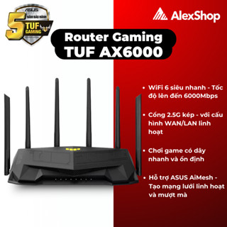 [AX4200-AX6000] Router Wifi 6 Gaming Asus TUF AX4200 / AX6000  Chuẩn Băng Thông AX4200/ AX6000