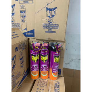 Raid xịt côn trùng 520ml mẫu mới