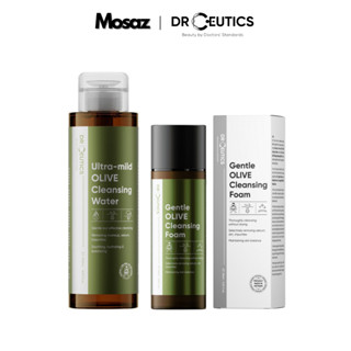 COMBO DRCEUTICS Nước Tẩy Trang 500ml + Sữa Rửa Mặt Gentle Olive Cleansing Foam Giúp Làm Sạch Sâu Cho Mọi Loại Da 150ml