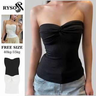  Áo Ống Cúp Ngực Xoắn Kiểu Dáng Dài Basic  Chất Thun Gân Thấm Hút Tốt Áo Quây Sexy Đơn Giản Dễ Phối RYSO FASHION 