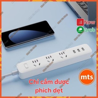 Ổ cắm điện thông minh 𝗫𝗶𝗮𝗼𝗺𝗶 Power Strip tích hợp 3 cổng sạc USB - Minh Tín Shop