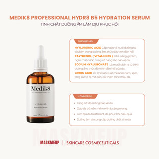 Serum Medik8 Hydr8 B5 Liquid Rehydration cấp ẩm phục hồi làm dịu da 30ml 60ml 
