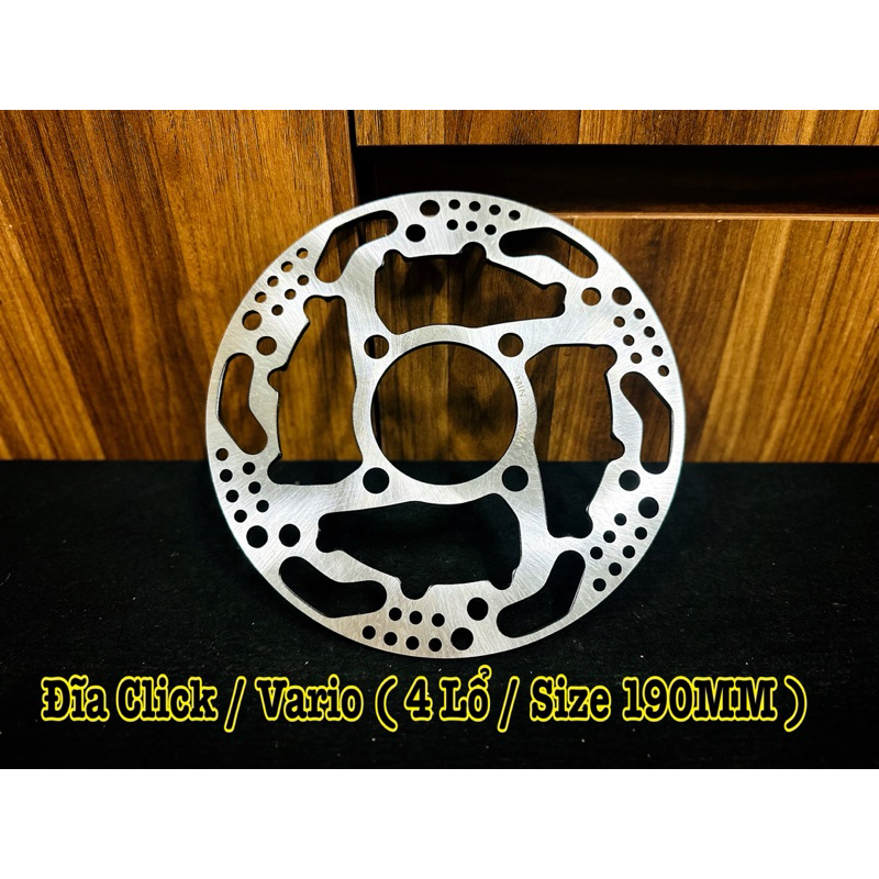 Đĩa Kiểu Phây Thái Gắn Xe Vario / Click / Vision ( 4 Lổ / Size 190MM ) ====