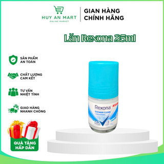  ❌HÀNG KHUYÊN MẠI❌ Lăn khử mùi Rexona 72H Shower Clean khô thoáng dành cho nữ 25ml 