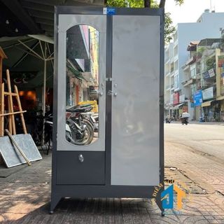 Tủ quần áo sắt 1m6x90cm