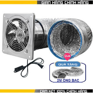 Quạt thông gió hút mùi FD100-250 + 2M ống bạc