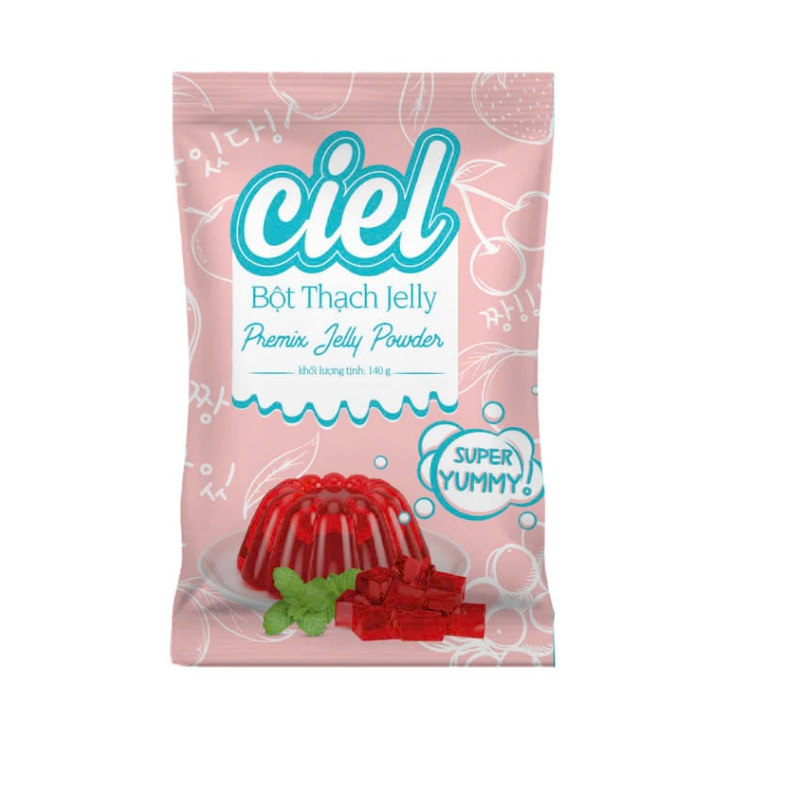 1 GÓI  BỘT THẠCH JELLY CIEL 140G