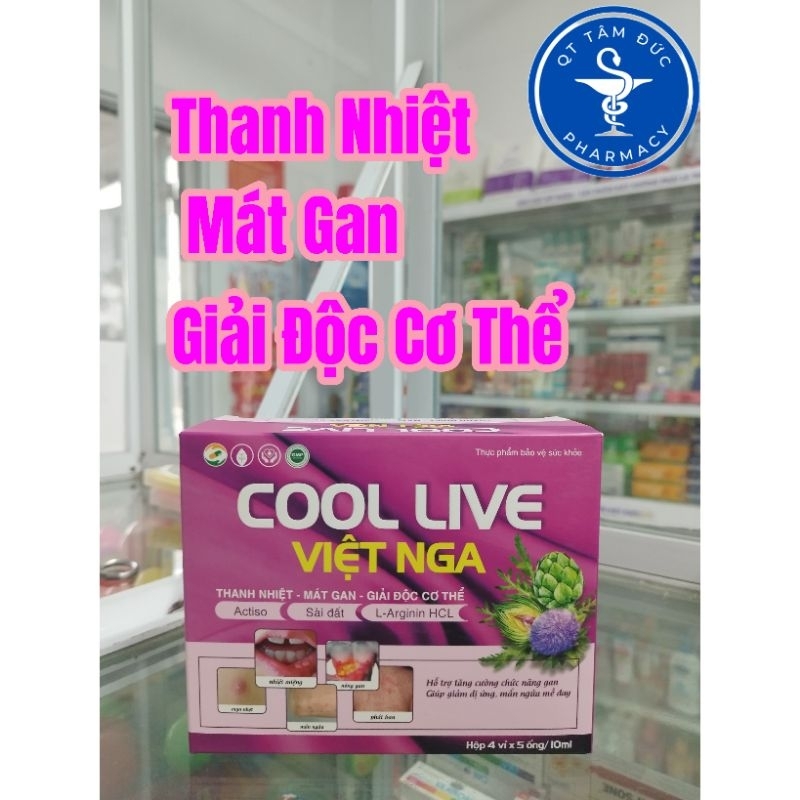 MÁT GAN COOL LIVE Thanh nhiệt mát gan giải độc cơ thể