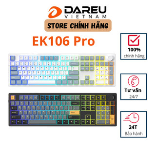  BÀN PHÍM CƠ GAMING DAREU EK106 PRO HAZE BLUE   BLACK GOLD– DareU CLOUD  Linear  